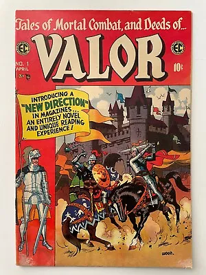 Valor #1 EC Pre-Code Wally Wood Severin Al Williamson HTF 1955 Only One On EBAY! • $99