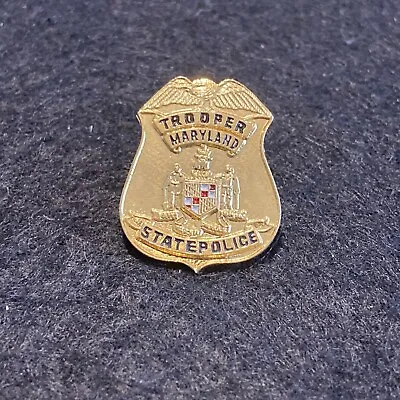Police Pin  Maryland State Trooper Badge Pin • $10