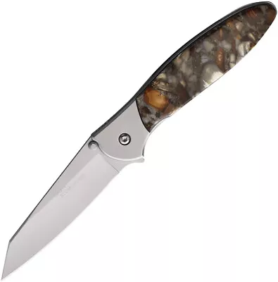 Santa Fe Stoneworks JS6CONV 3  Blade Mammoth Pattern Handle Folding Knife • $221.38