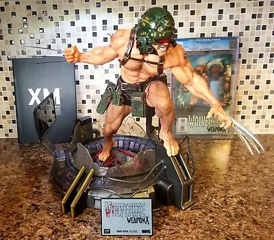 XM Wolverine Weapon X Project 1/4 Statue With Custom Plaque & CGC Comic #610/800 • $875