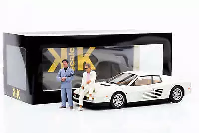 1:18 Ferrari Testarossa US 1984 With Figure Sonny Tubbs Miami Vice Movie • $159.32