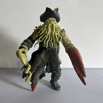 Pirates Of The Caribbean Davy Jones 7  Figure By Zizzle Good Preowned Condition • £8