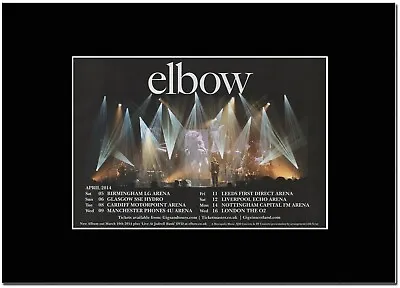 £8.49 • Buy Elbow - The Take Off And Landing... - A4 Matted Mounted Magazine Artwork