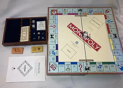 Monopoly-michael Graves Edition-wood Case Board Game-parker Brothers-2002 • $54.75