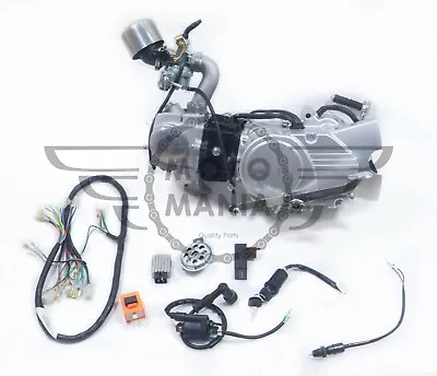£290 • Buy Engine Assembly Manual 4 Speed 125cc Honda CD50 SS50 XR50 CRF50 C90 CF50 Pitbike