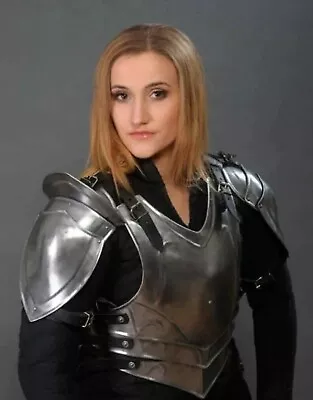 Medieval Elf Fantasy Costume Elven Steel Armor ~ Lady Cuirass Costume Armor Suit • $275