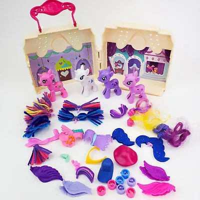 My Little Pony Friendship Is Magic Rarity Dress Shop Lot Take-n-Go Mini Playset  • $26.09