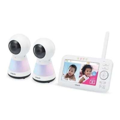 VTech VM5255-2 2 Digital Camera Video Baby Monitor With Pan Zoom And Night Light • $69