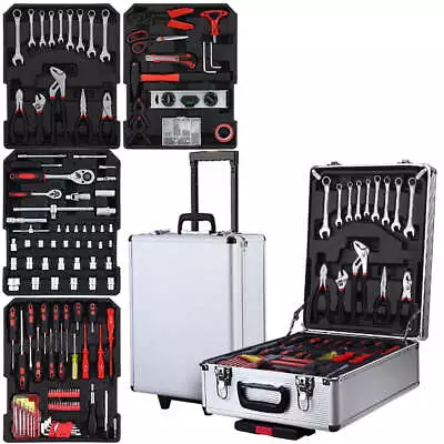 786pcs Tool Kit Trolley Case Mechanics Box Toolbox Portable DIY Set SL • $223.99