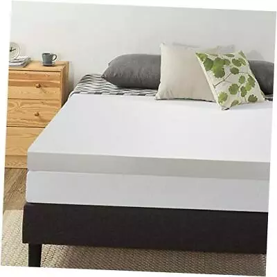  Mellow Memory Foam Mattress Topper With Cover Calming Green Tea King 4 Inch • $218.05