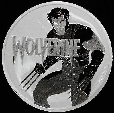 2021 Tuvalu Marvel Series Wolverine 1 Oz .999 Silver Coin | In Capsule • $45.95