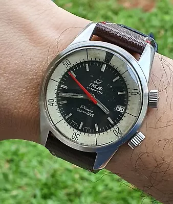 RARE.! ENICAR SHERPA SUPER DIVE Vintage Beautiful Condition Serviced • $500