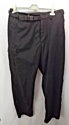 Craghoppers Black Canvas Walking Hiking Adventure Trousers 34s 34 X 28 + Belt • £15