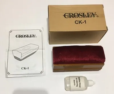NEW Crosley Record Cleaning Kit Ck-1 Vinyl LP Care Cleaner Brush Solution Needle • $19.99