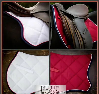 Pony Size Saddle Pad - Available In Red Or White • $5