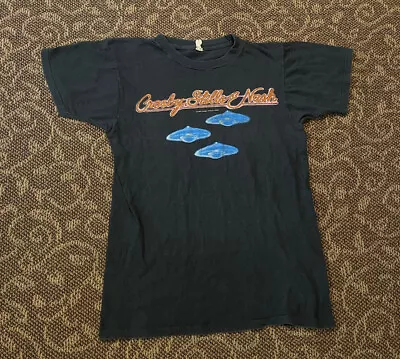 VINTAGE 80’s 1982 Crosby Stills Nash Daylight Again Tour 82 Concert T-Shirt • $99.88