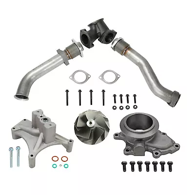 Turbo Diesel Bellowed Pipe&Pedestal&5+5 Wheel For 1999-2003 Ford 7.3L Super Duty • $169.99