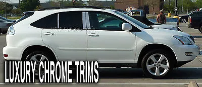 Lexus RX Stainless Steel Chrome Pillar Posts By Luxury Trims 2004-2009 (6pcs) • $70.51