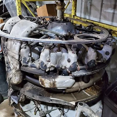 Pratt & Whitney R985 R-985 Engine CORE With Beech 18 Engine Mount • $12500