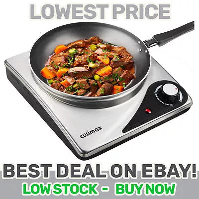 Electric Hot Plate Portable Single Hob Table Top Hob Single Hob Camping Cooker • £24.99