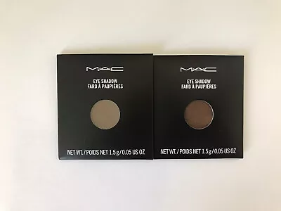 MAC Lot Of 2 Cosmetics Pro Palette Eyeshadow Refill Pan  Espresso  0.05oz • $12.95