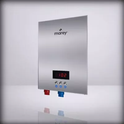 Marey ECO180 + 18kW 4.4 Gpm 220V Self-Modulating Multiple Points Of Silver Small • $317.22