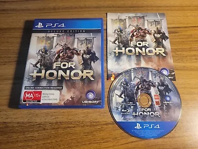 For Honor Deluxe Edition  Ps4 (complete) LIKE NEW  AUS • $12.95