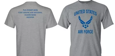 Fort Wayne Air National Guard*indiana*2-sided Shirt*vinyl*officially Licensed • $39.95