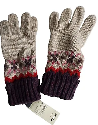 Eddie Bauer Knit Gloves  O/S Mulberry  • $18