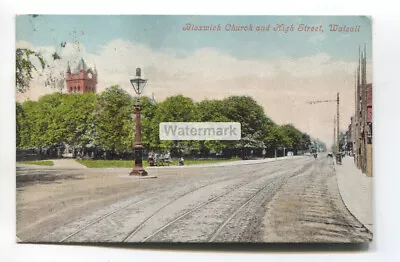 Walsall - Bloxwich Church And High Street - 1910 Used Postcard • £0.99