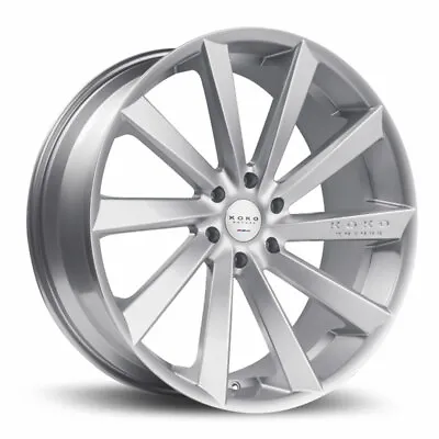 20  Koko Kuture Kapan Silver 20x9 Concave Wheels Rims Fits Volkswagen CC • $2600