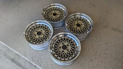 Volk Racing Mesh Wheels 15x6.5 +20 5x114.3 Old School Rays Engineering Gold 3... • $1000