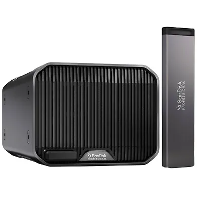 SanDisk Professional 12TB G RAID Mirror 2 Bay RAID Array 2 X 6TB Thunderbolt 3 • $759.99