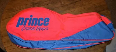 Vintage 1990’s Prince Cross Sport Red & Blue Mini Competitor Tennis Bag • $45