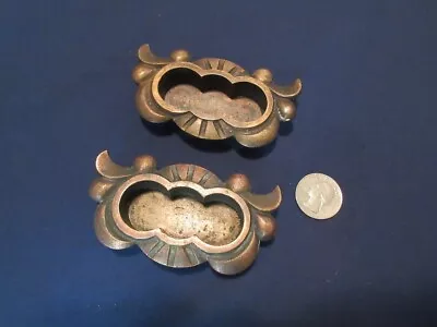 2 Rare Antique Reading Winged Window Pulls Lifts 1900 Orig. Cond. • $74