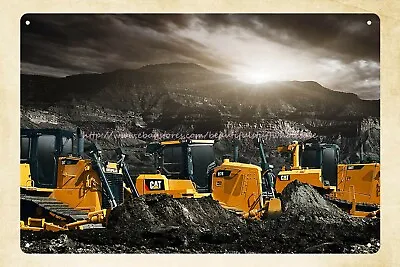  Wall Art Catepillar CAT Heavy Equipment Machinery Farm Metal Tin Sign • $18.89