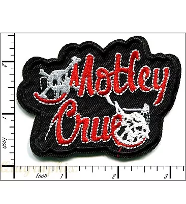 Motley Crue Embroidered Patch Iron-On Sew-On • $7