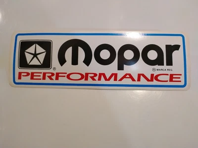 $9.95 • Buy MOPAR PERFORMANCE NOS Original Vintage Bumper Sticker Decal Dodge Plymouth