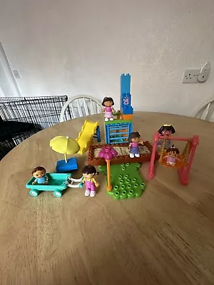£3 • Buy Dora The Explorer Park Play Frame, Extra Dora’s And Babies With Pram