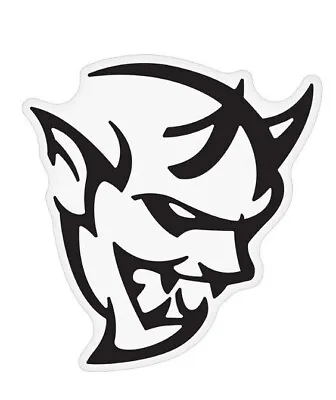 New Dodge Demon Decal Sticker Black And White Vinyl Decal Sticker • $13.78