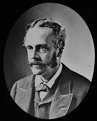 £15 • Buy ARTHUR BALFOUR C1890 ANTIQUE PHOTOGRAPH Magic Lantern Slide