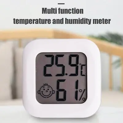 $3.43 • Buy 1PC Digital Thermometers Humidity Meter Room Temperature Indoor LCD