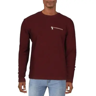 INC Mens Ribbed Crewneck Long Sleeve Thermal Shirt BHFO 6796 • $10.99