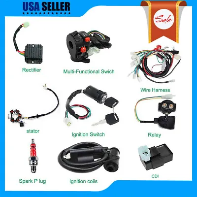 1 Set Electric Wiring Harness Magneto Stator For GY6 150cc ATV Quad Scooter • $35.93