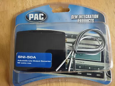 PAC SNI-50A  Adjustable 2 Channel Line Out Converter 50 Watt Max • $9.99
