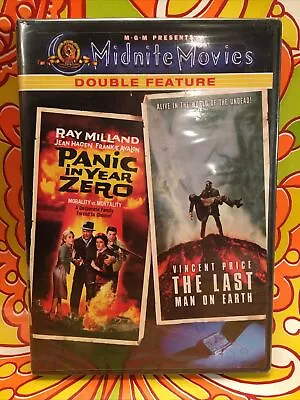 Panic In Year Zero + Last Man On Earth (Midnite Movies Double Feature) DVD New! • $9