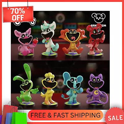 New 2024 8pcs Smiling Critters Action Figure Cute Toys CatNap Gift For Kids • $24.99