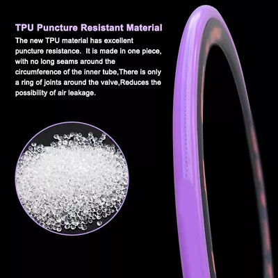 Ultralight TPU Inner Tube For Road Bike Tire 23C 40C Suitable For 700 X 18 50C • $25.80