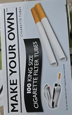 Make Your Own 100 King Size Cigarette Filter Tubes The New Concept Tubes • £4.99