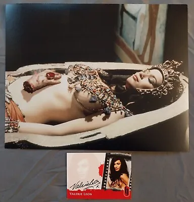 Valerie Leon Hammer Horror Carry On Signed Autograph Card  • £34.99